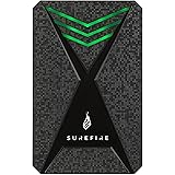 Surefire 2.5 Gaming Hard Drive I 2 TB I nero I Disco rigido HDD esterno I Adattatore USB-C I Windows & MacOSx I Luci LED RGB 