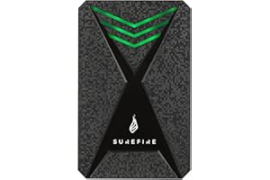 Surefire 2.5 Gaming Hard Drive I 2 TB I nero I Disco rigido HDD esterno I Adattatore USB-C I Windows & MacOSx I Luci LED RGB I fino a 140MB/s I PC, Playstation e Xbox I powered by Verbatim