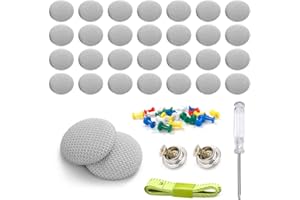 CGEAMDY Auto Reparaturnieten, Auto Dachreparatur Nieten, Auto Dach Ersatz Schnalle Dach Himmel Reparatur Taste für Alle Autos, Dachplane Reparaturschnalle(Grau)