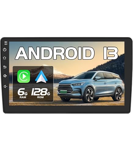 Autoradio Android 15 4+128GB Avec CarPlay Sans Fil Pour Peugeot 407 2004-2008 - Écran Tactile 9" Incell - Bluetooth, WiFi, GPS + Caméra De Recul
