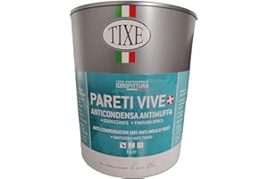 TIXE 651501 PARETI VIVE IDROPITTURA ANTIMUFFA 01 LT, BIANCO
