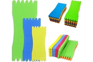 XSHAO® 60 Pièces Planche Pêche en Mousse, Bobines de Mousse de Pêche, pour Outils de Pêche en Mousse pour Maintenir Les Lignes de Pêche Couleur Aléatoire (3 Tailles)