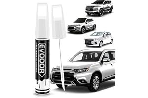 White Diamond (W85) Touch Up Paint Compatible with Mitsubishi Exact Match 2 in 1 Touch up Paint for Chips and Nicks Repair with 2pcs Disposable Micro Applicators