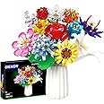 SIENON Flower Bouquet Building Set-1009 PCS 12 Kinds of Flowers Botanical Collection, Building Blocks Flower Brick Toys Creative Project for Home Room Décor Valentines’ Day Christmas Birthday Gifts