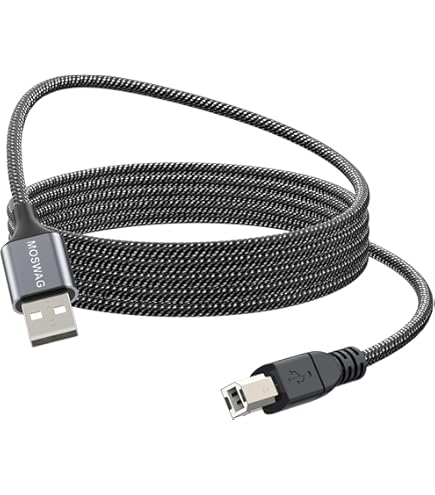 USB 2.0 Certified Hi-Speed HQ Shielded A to B Cable