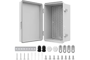 Zllzpzd utomhusfördelningsbox IP67 vattentät – 20 x 30 x 13 cm strömlåda