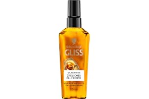 Gliss hårolja daglig olja lixir (75 ml), hårolja för torrt hår ger näring och förfinar håret utan att smörja, med arganolja och E-vitamin