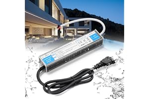 LED Trafo 24V 100W, BRIMETI Wasserdicht IP67 LED Treiber Netzteil 4,2A Mit Stecker Schaltnetzteil Transformator AC 230V auf DC 24 Volt Außenbereich, Kompakter Dünner Konstantspannung Niedervolttrafo