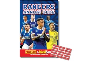 GRANGE Official Match! Rangers Annual 2026 with Free Organising Stickers