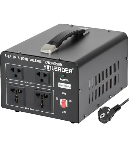 Transformateur Convertisseur 2000VA 220V/110V – Step Up/Down Voltage – 4 Prises, Protection – Pour Appareils Électroniques - 11