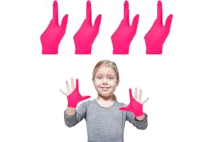 SJFNJN 4Pcs Thumb Sucking Guard Gloves Kids Chewy Compression Gloves Kids Stop Thumb Sucking and Finger Biting for Ages 5-13
