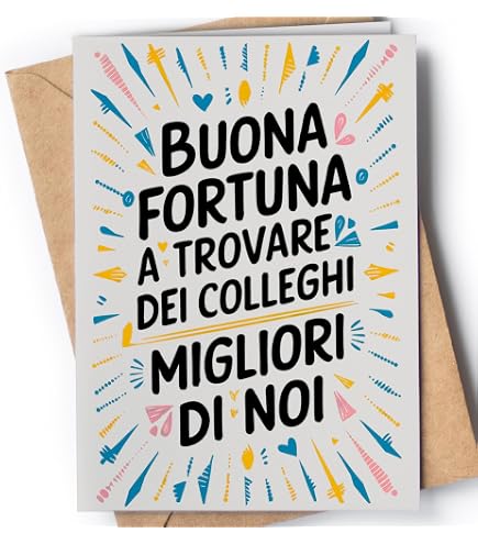 Penitue Grande Biglietto Saluto d'Addio, Good Luck Gigante Carta d'Arrivederci con Busta Regalo d'Addio Grande Libro degli Ospiti per Pensionamento