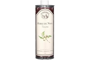 La Tourangelle - Huile de noix toastée - Riche en omega 3 - Saveur de noix délicatement toastées - Issue d’un savoir-faire ancestral - 1L