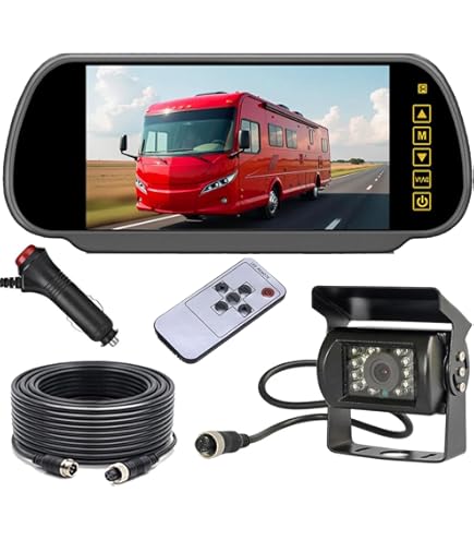 For 3rd Brake Light Reversing Camera With 7 "Monitor Kit For Renault Trafic, Opel/Vauxhall Vivaro(2001-2014)AHD1080P - 34