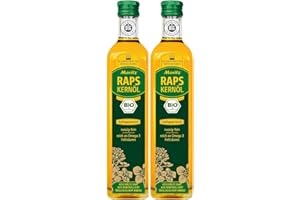 ÖLMÜHLE KLEESCHULTE Moritz - Bio Rapskernöl kaltgepresst - 2 mal 500ml