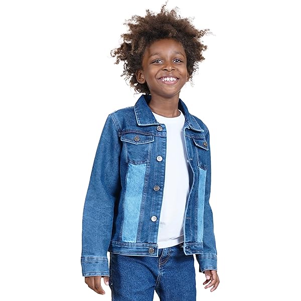 Buy Mallimoda Kids Boys Girls Hooded Denim Jacket Zipper