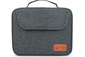 CRSUSUKJ Kabel Organizer Tasche,Elektronik Case,Elektronische Tasche Organizer universal travel Kabel Elektronik Zubehör Tasche Reise Organizer Case für Kabel, Powerbank,Festplatten,Große Kapazität,3-Lagen