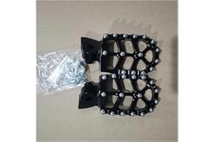 FUNFOB Fußrasten Für Beta RR 125 250 300 350 390 400 430 480 520 525 2T 4T Für X Trainer 250 Fußrasten Fußrasten Pedale Fußstütze Motorrad-Fußrasten (Farbe : Schwarz)