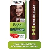 Palette Kalıcı Doğal Renkler 3-68 Kızıl &Ccedil;ikolata Goji Berry &Ouml;z&uuml; &amp; Yulaf &Ccedil;ekirdeği &Ouml;zl&uuml; Sa&ccedil; Boyası