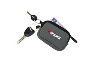 KRASER KR730 Key Pouch for Motorcycle, Your Keys Always at Hand, Exclusive Interior Compartment for Cards More Functional, Neoprene Key Wallet Case Accessories Motorbike Ideal for Gifts