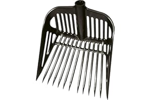 KERBL Fourche d'Écurie à Foin/Fumier sans Manche pour Cheval