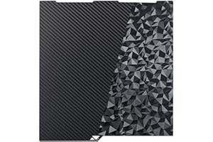 IdeaFormer PEO PET Build Plate 256 x 268 mm Kobra 3 PEO+PET Plaque d'impression en acier à ressort pour Anycubic Kobra 3, Kobra 3 V2, Kobra 3 Combo