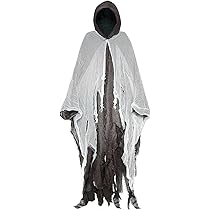 Foweknow Halloween Zombie Umhang - Gruseliger Kapuzenumhang Für Männer & Frauen