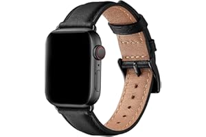 SUNFWR Lederarmbänder für Apple Watch Armband 44 mm 45 mm 42 mm 46 mm 49 mm, Herren Damen Ersatz Original Lederband für iWatch Ultra 3/2/1,Series 11 10 9 8 7 6 5 4 3 2 1/SE/SE2/SE3