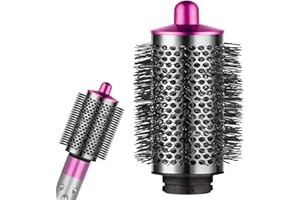 ‎CHUANCHENG Chuancheng Verbesserte große runde Volumenbürste für Dyson Airwrap HS01 HS05 HS08 Aufsätze, Volumenaufsatzbürste für flaches Haar