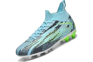 situkeke Mens Football Boots Spike High Top Football Shoes Astro Turf Trainers Soccer Cleats Boy's Professional Athletic Shoes