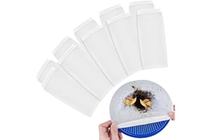 TAIHOBO Lot de 10 Chaussette Skimmer Piscine, Chaussette Skimmer Faciles a Nettoyer pour Panier Skimmer Piscine, Chaussette Filet en Nylon Élastique Durable pour Piscine Filtration