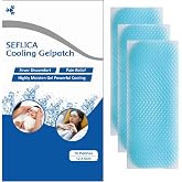 SEFLICA® Kids Cooling Patches (10 Pack) | Fever & Headache Relief Gel Strips | Instant Cooling Pads for Children | Safe, Gent