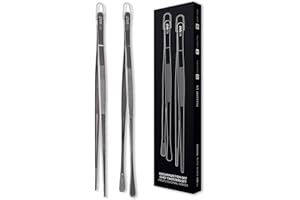 REDSALT® Premium Set de pinces de cuisine 30cm de long | INOX 18/10 acier inoxydable résistant au lave-vaisselle | Pince de cuisine professionnelle Pincette pour aliments cuisine barbecue gastro