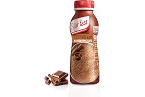 ‎SLIMFAST Slim Fast Fertigdrink Schokolade 1er Pack I Fertiggetränk mit hohem Eiweißanteil & reduzierten Kalorien I Gebrauchsfertige Schoko Trinkmahlzeit für eine gewichtskontrollierende Ernährung I 1 x 325 ml