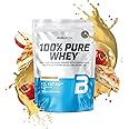 BioTechUSA 100% Pure Whey | Protein Powder with BCAA and Glutamine | Gluten-Free, Palm Oil Free | 21g Protein per Serving, 454 g, Apple Pie