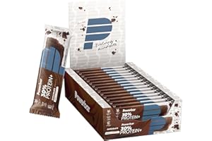 ‎POWERBAR Powerbar - 30% Protein Plus - Chocolate - 15x55g - High Protein Riegel - Whey&Casein Protein - kollagenfrei