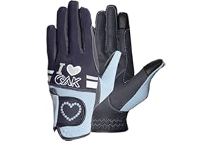 AK RIDING SPORTS AK Love Horse Riding Gloves Ladies, Men & Kids Equestrian Gloves For All Season AKRS-6388