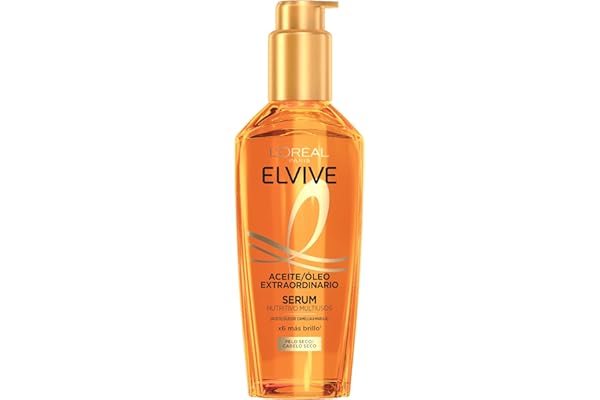 L'Oréal Paris Aceite Tratamiento Sublimador Para El Cabello, Para Pelo/Cabelo Seco, Elvive Aceite Extraordinario, 100 ml