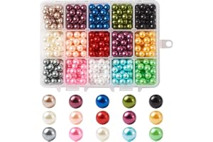 Craftdady 495 st 8 mm satin lyster falska pärlor 15 färger akryl runda pärlor inga hål för vas fyllning bord spridning bröllo