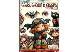 GEARS, GHOULS AND GIGGLES EPHEMERA: For Junk Journals, Scrapbook, Ephemera Cut And Collage And More
