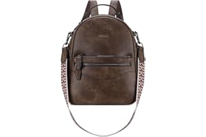 Mała Damska Torba, RAVUO Torba Na Ramię Ze Skóry PU Mini Casual Backpack Torba Na Ramię Z Naturalnej Skóry Do Podróży Szkolnych