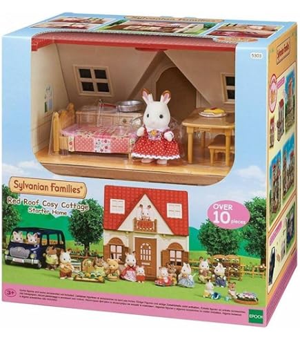 Grande Maison Sylvanian Families Toit Rouge HA-51 - Avec Chambre Secrète Au Grenier, Neuve, Japon