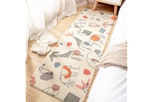 MOSHOINOT Tapis de Passage Tapis Runner Moderne Lavables Tapis de décoration Rectangle bébé Tapis Coureur d'enfant Duveteux Tapis pour Enfants Salon Chambre Grands ​Tapis de Jeu Bebe 40 x 120 cm