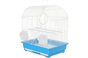 KCT Rosario Small Exotic Portable Bird Cage Travel Box- Blue