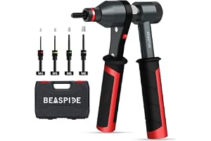 Nitmuttrarsats, Beaspire nitmuttersats, professionell spärrmutter verktygssats M3, M4, M5, M6, M8, M10, M12 inpressningsmuttr