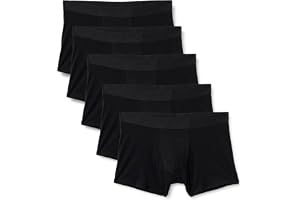 Amazon Essentials herr bomull jersey boxershorts underkläder, paket med 5
