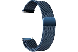 LYYLTX Metal Magnetic Watch Band Mesh Woven Quick Release Strap Adjustable Stainless Steel Replacement Straps for Women Men 14mm 16mm18mm 20mm 22mm 24mm