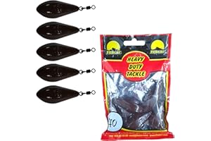 Pro FILSTAR Plomos Pesca Long Cast 5x70g - Plomos de Pesca con Pesca Giratorio - Plomo Pesca Carpa - Carpfishing Pesca Accesorios - Fishing Kit de Pesca Completo Mar - Aparejos de Pesca Fondo