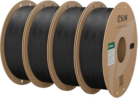 eSUN Uppgraderad Matt PLA Filament 1.75mm, Matt PLA 3D-skrivarfilament, 1KG per Spole, 4 Spolar 3D-t - Amazon Deal & Rabatt