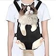 NALACAL Pet Carrier Backpack, Adjustable Cat Carrier Backpacks, Front Carrier for Small Dogs, Front Facing Dog Carrier, Dog Hiking Backpack, Cat Front Carrier Chest, Pet Backpack Carrier for Cats(M)